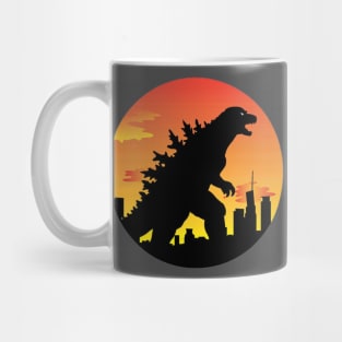 Sunset Zilla Mug